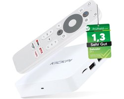 4K UHD Android TV Box met Netflix, Prime Video en Google Play - 32GB Opslag