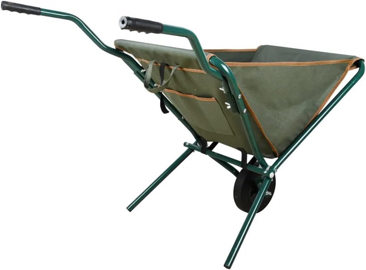 Opvouwbare Kruiwagen Groen - Compact en Sterk