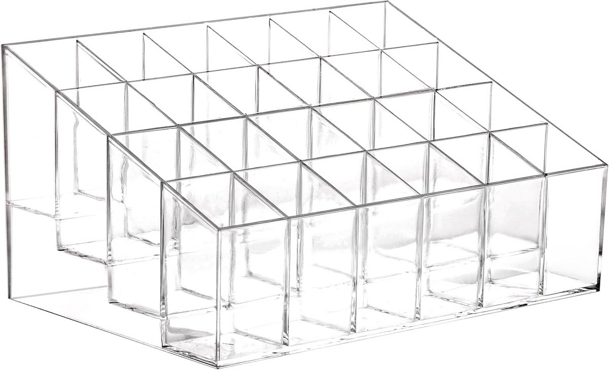 Lippenstifthouder 24 Vaks Doorzichtig Acryl Make-up Organiser