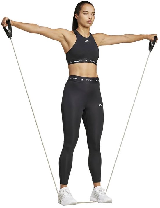 adidas Performance TECHFIT 7/8 Legging - Dames - Zwart van Merkloos — afbeelding 2
