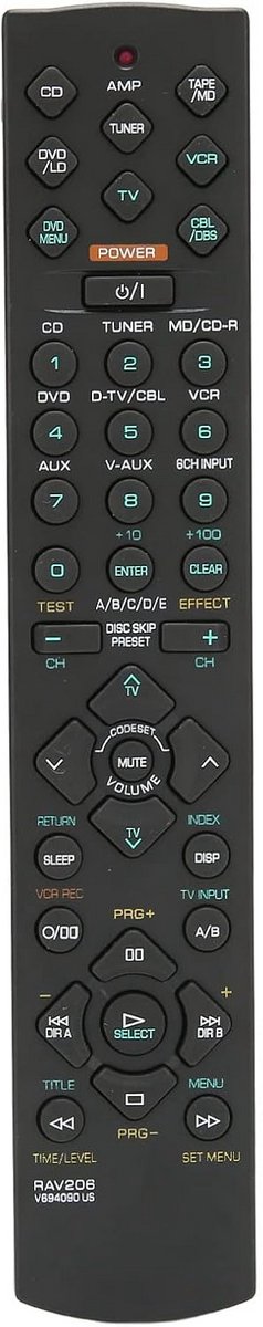 Universele Afstandsbediening voor AV Receiver Versterker Vervanging