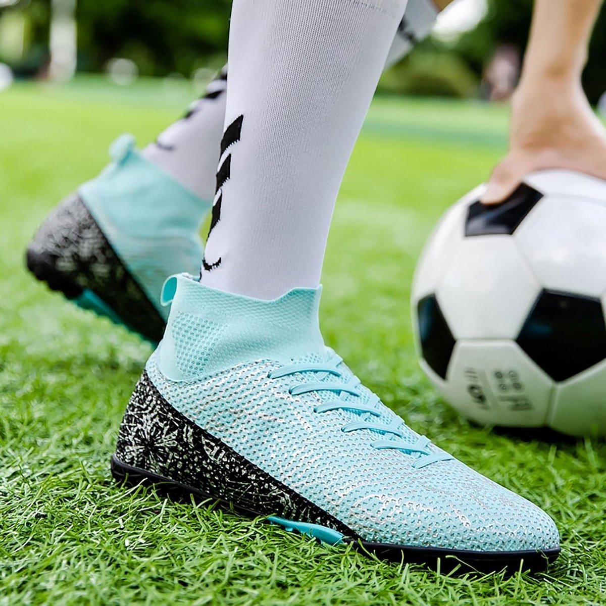 Kindervoetbalschoenen Jongens FG/AG Noppen Hoog Model Professionele Trainingsschoenen