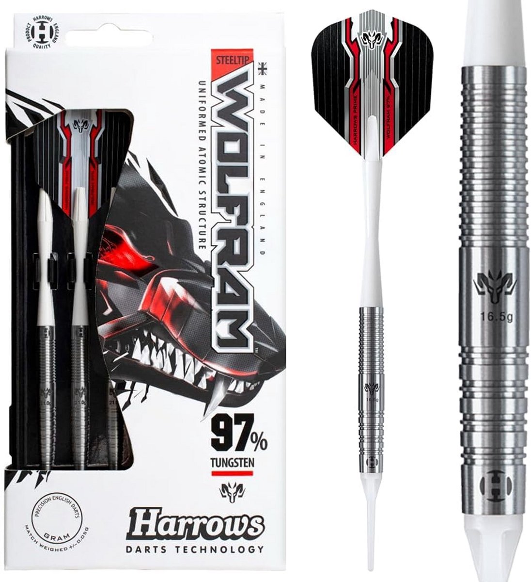 Tungsten Soft Tip Darts Set 97% - Professionele Dartpijlen met Shafts, Flights en Koffer