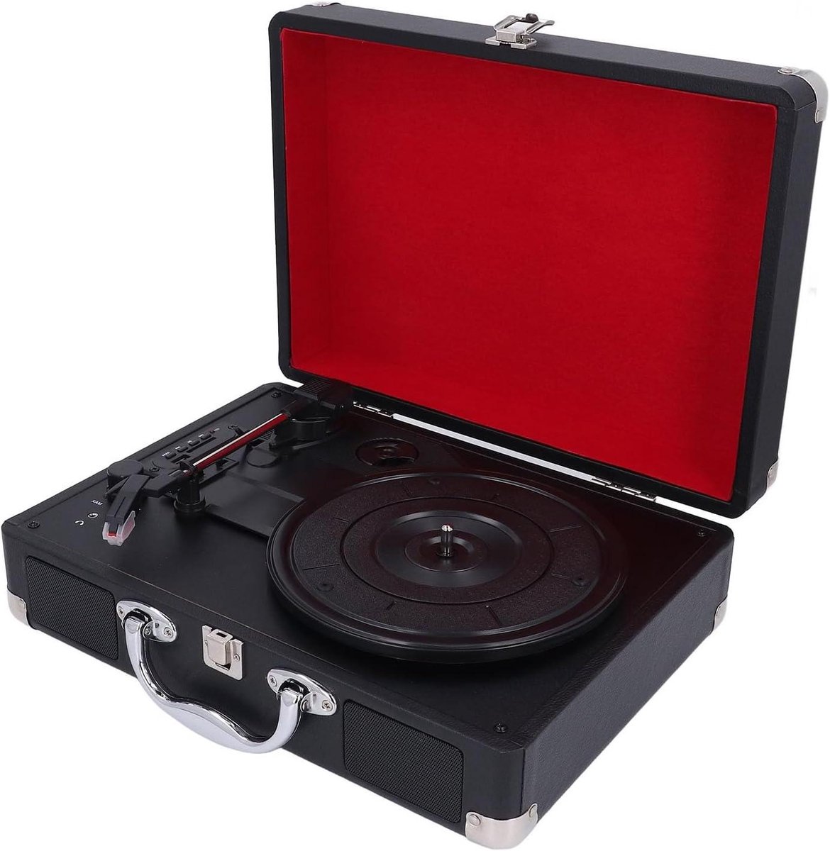 Platenspeler met Bluetooth 5.0, Vintage Design, 3 Versnellingen