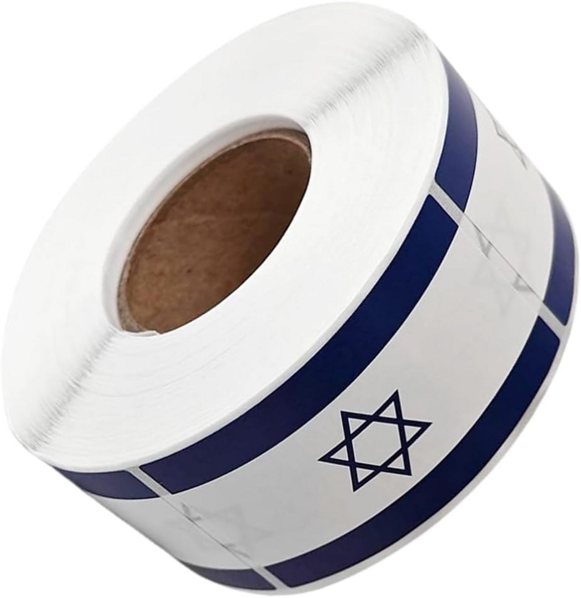 Stickerrol Israëlische Vlag Waterdicht - Voor Auto, Laptop en Meer
