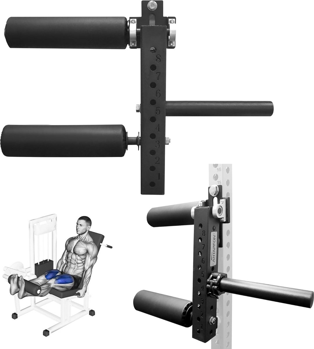 Verstelbare Beentrainer voor Squat Rack Accessoire voor Thuistraining