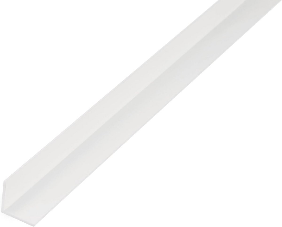 Eco Hoekprofiel PVC Wit 1000x20x20 mm | Duurzaam Bouwmateriaal