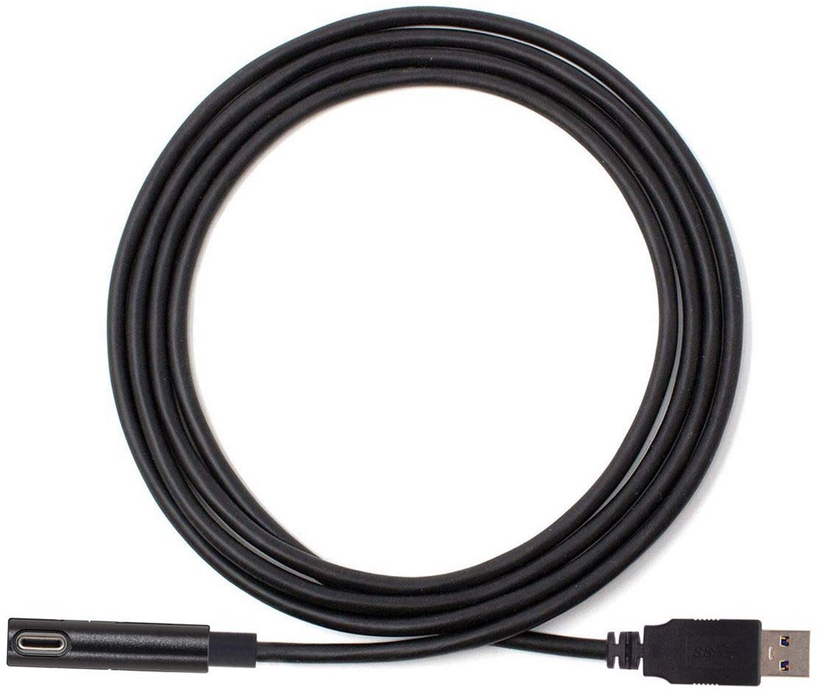 3 Meter Gebogen USB-C naar USB 3.0 Kabel voor VR Headset en Dataoverdracht