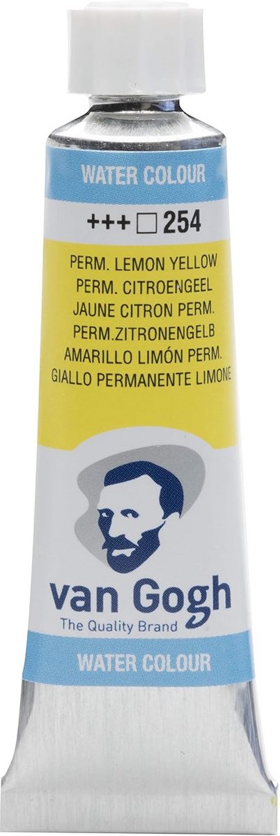 Aquarelverf in Tube 10ml voor Kunstenaars en Studenten, Transparant en Intens Geel