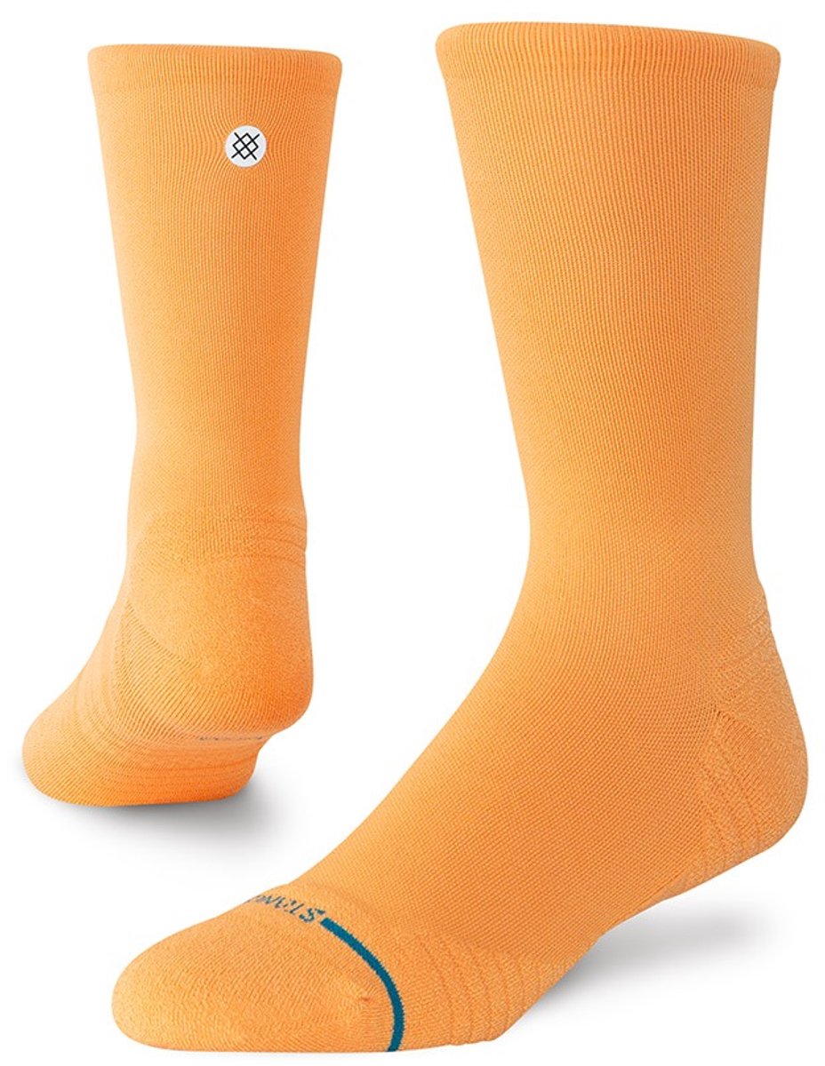 Stance heren freshtek infiknit run sokken light crew oranje