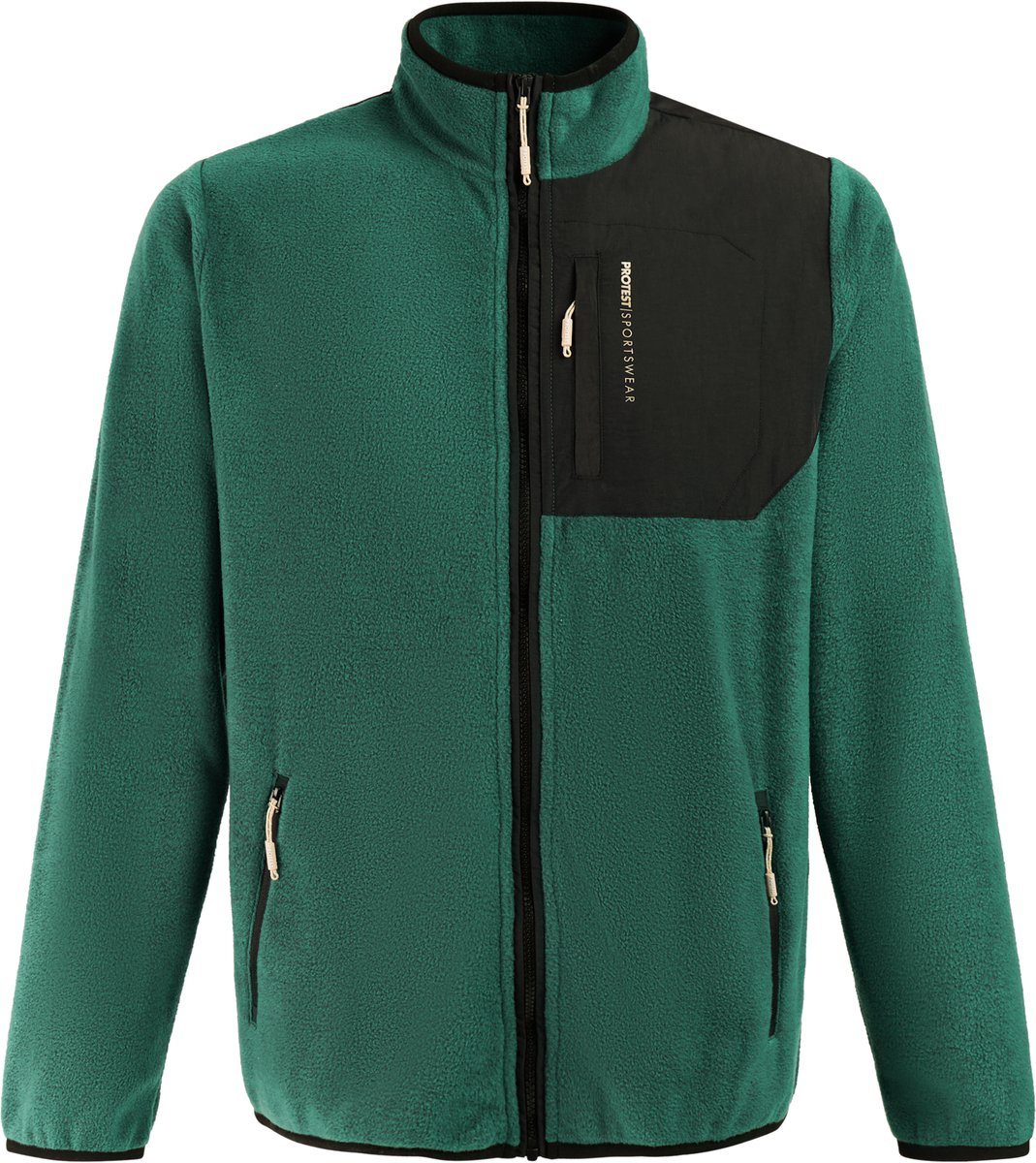 Protest PRTOrston Top Heren Ritssluiting Normale pasvorm Turquoise