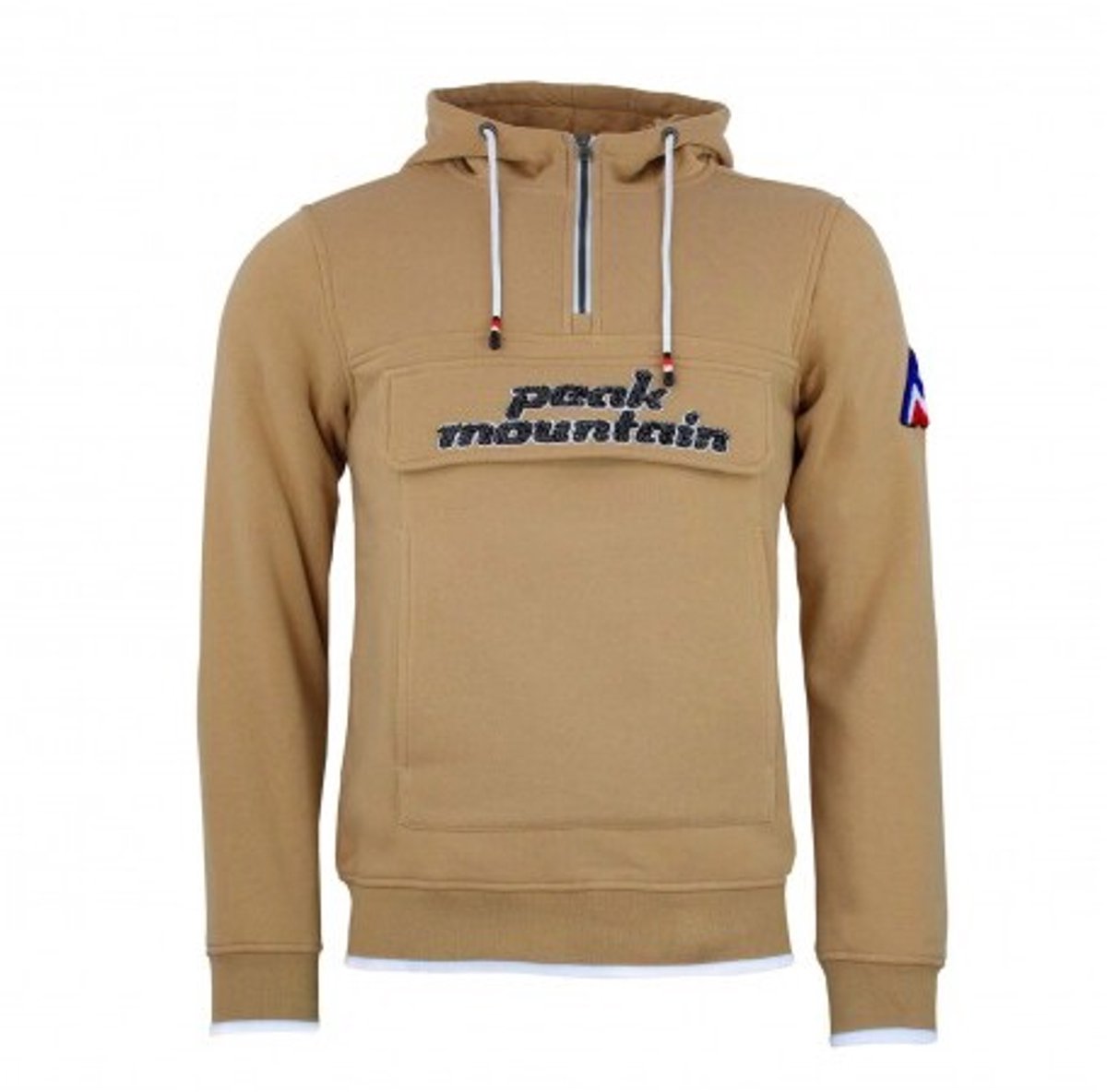 Hooded sweatshirt Peak Mountain Ceflow Karamell