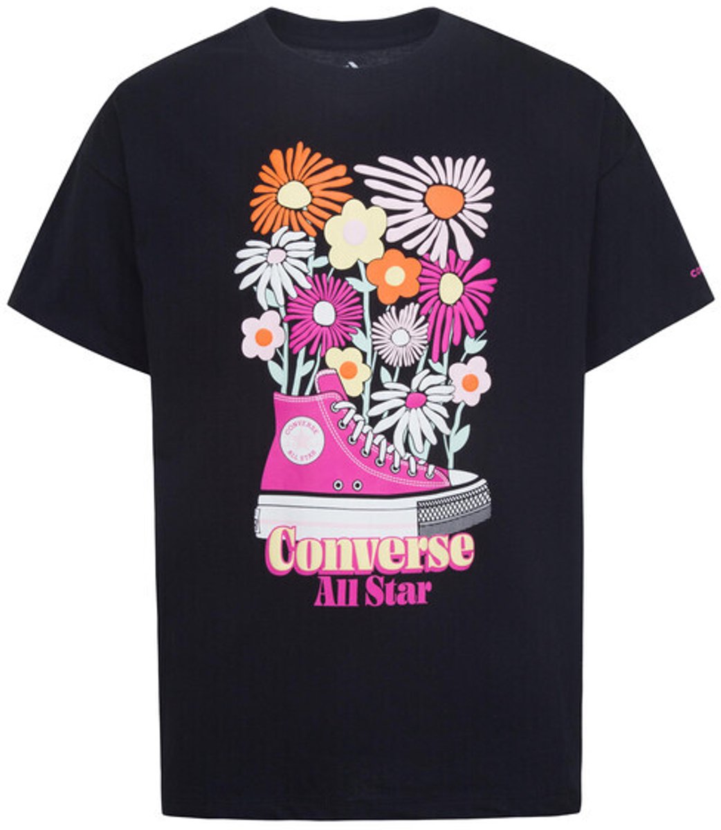 T-shirt vriendje Converse Graphic Zwart