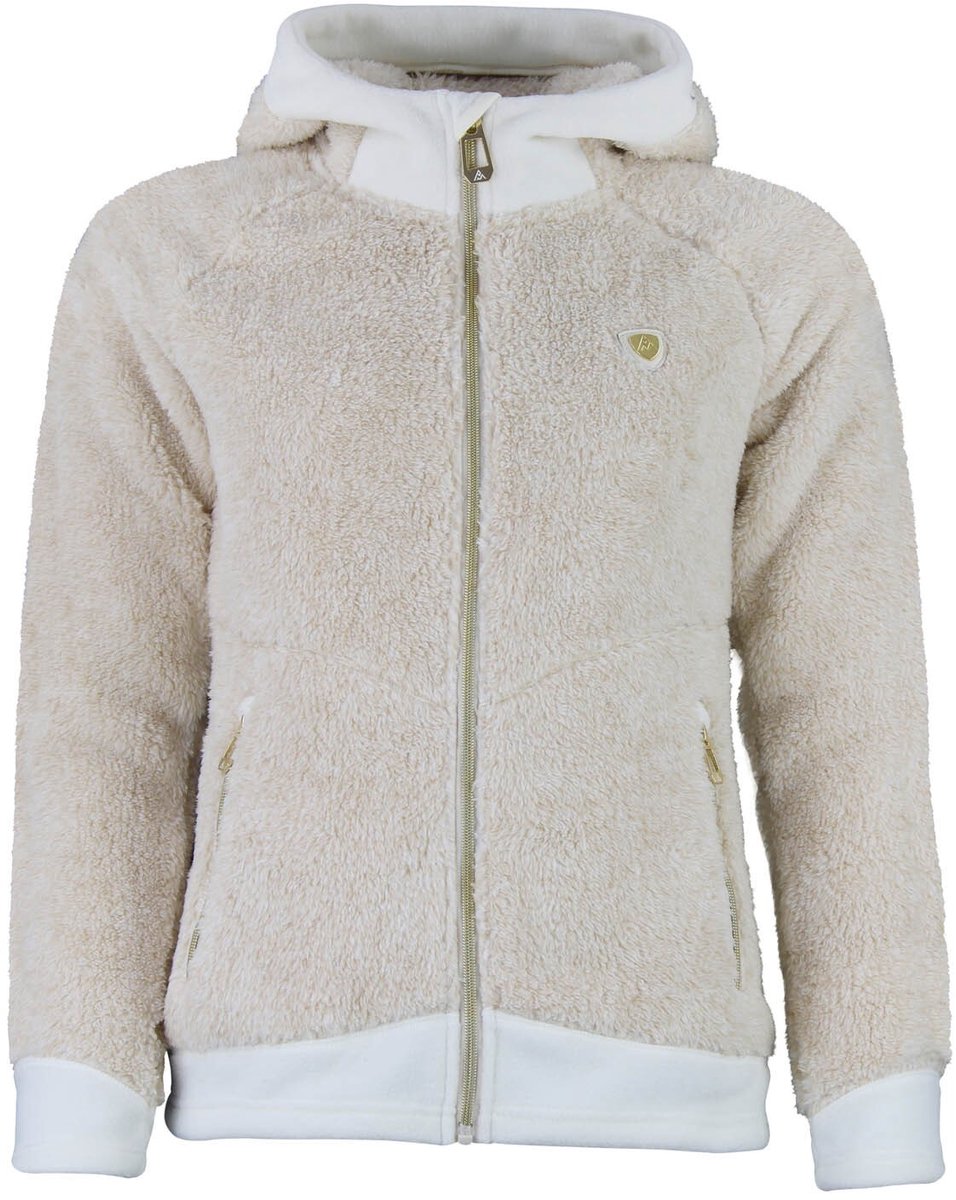 Dames fleece met capuchon Peak Mountain Grijs