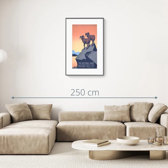 PocketBook InkPoster Affresco 31.5 inch - Smart Digital Art Frame - E-Ink Spectra™ 6 Kleurenscherm - Draadloos & Mat Display - Zwart Aluminium van Merkloos — afbeelding 3