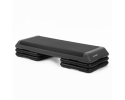 Actiget® Aerobic Stepper | Verstelbaar | Zwart/Grijs | Antislip | 350 KG