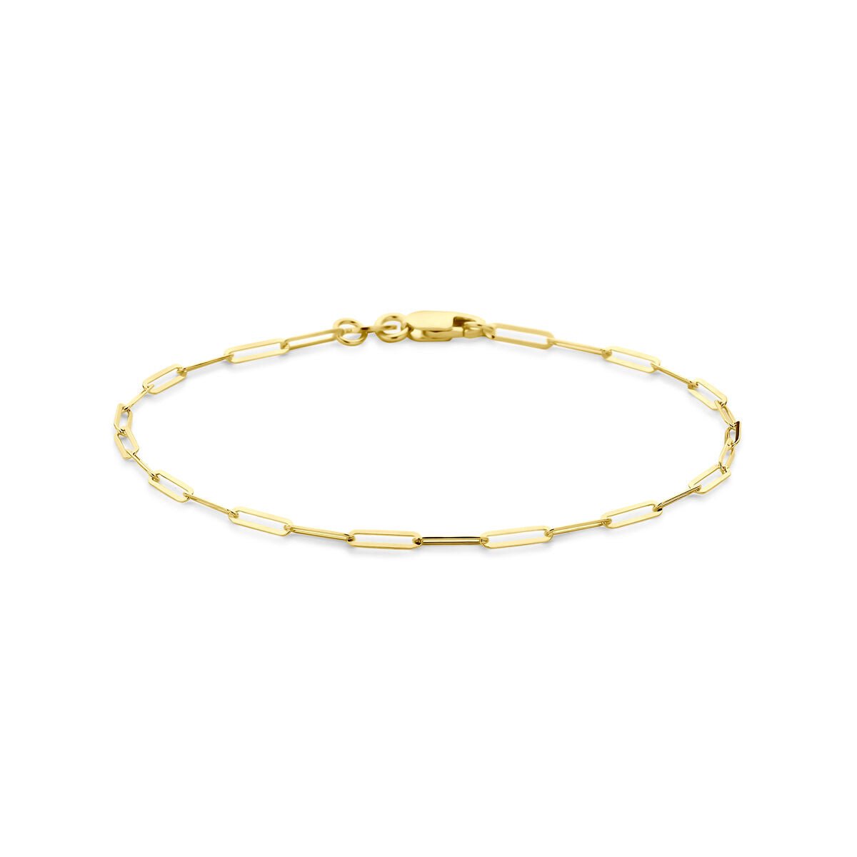 14K geelgouden armband paperclip 1,8 mm 18 cm - 4034876