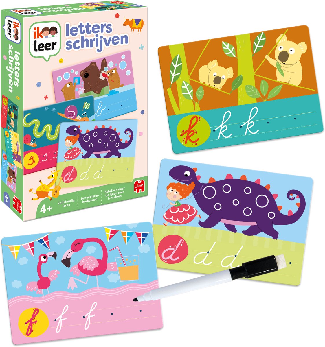 Jumbo - Ik Leer - Letters Schrijven - Educatief spel - Vanaf 4 jaar — afbeelding 6