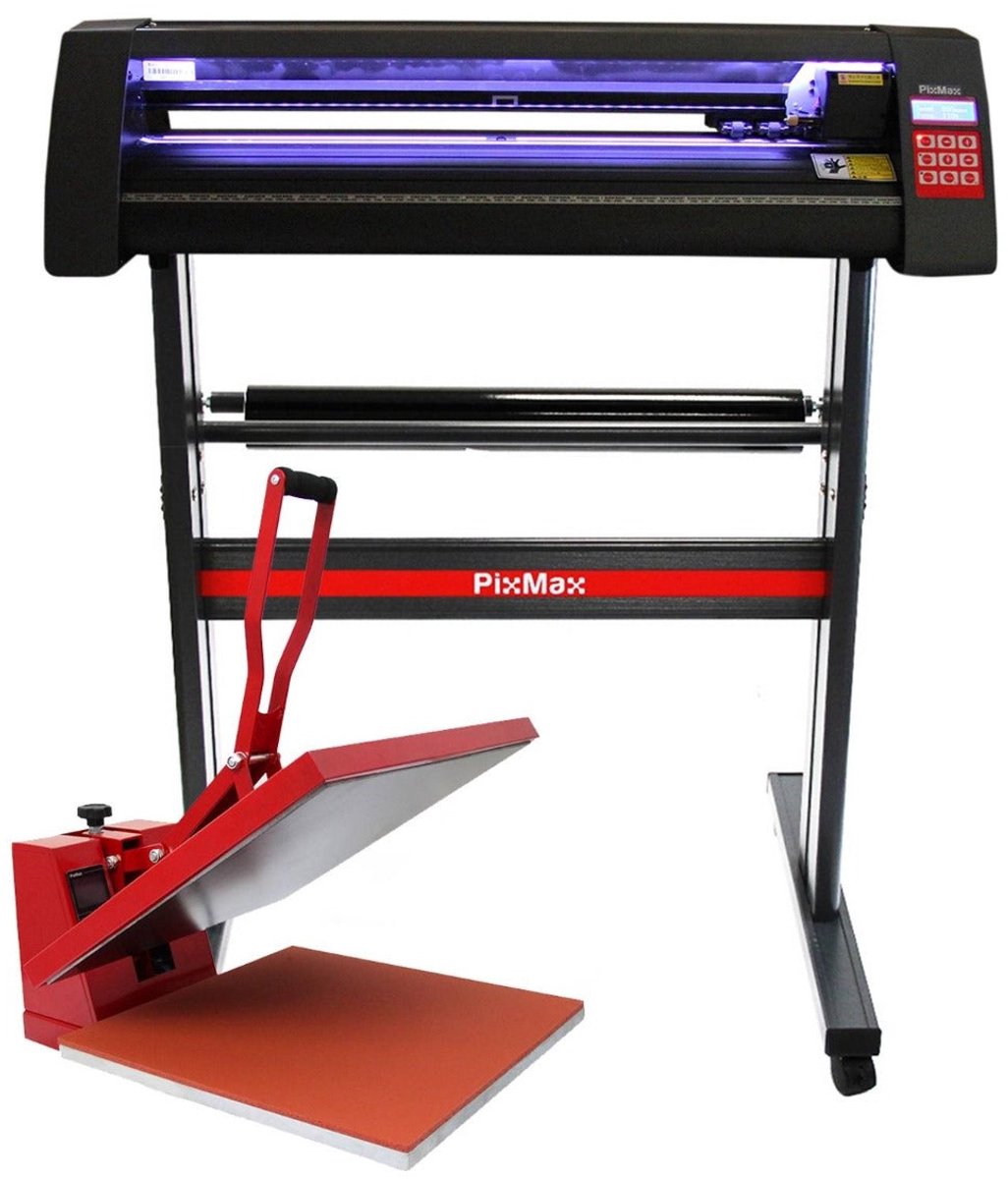 LED snijplotter + 50cm heat press met software en accessoires