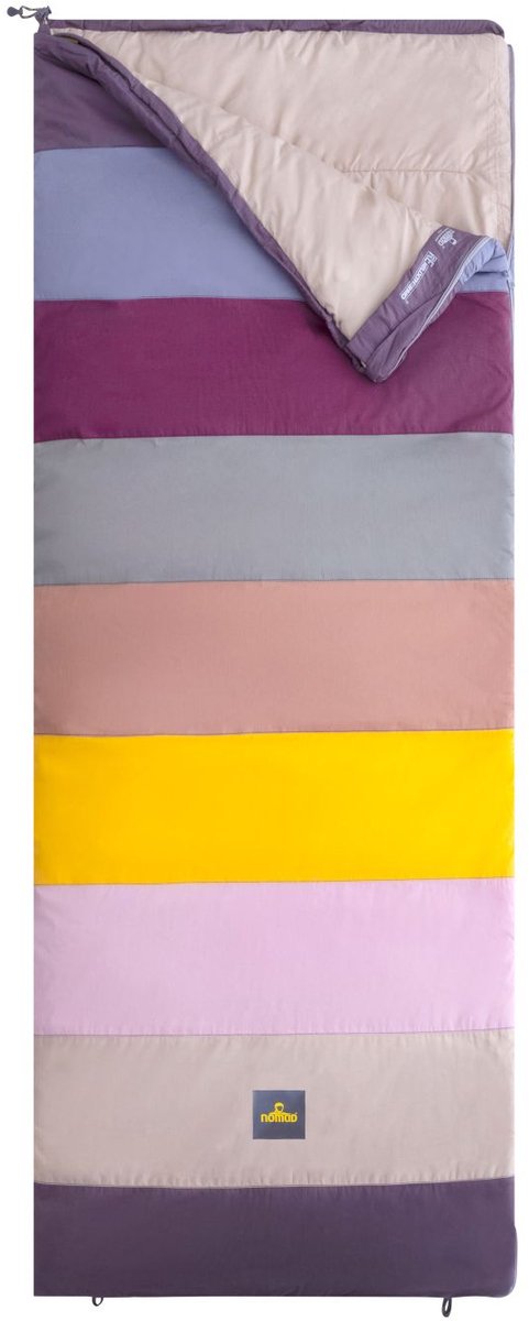NOMAD® Blazer Multicolour Slaapzak | Linkssluitend | Diverse kleuren | Katoen | Gevoerde tochtstrook