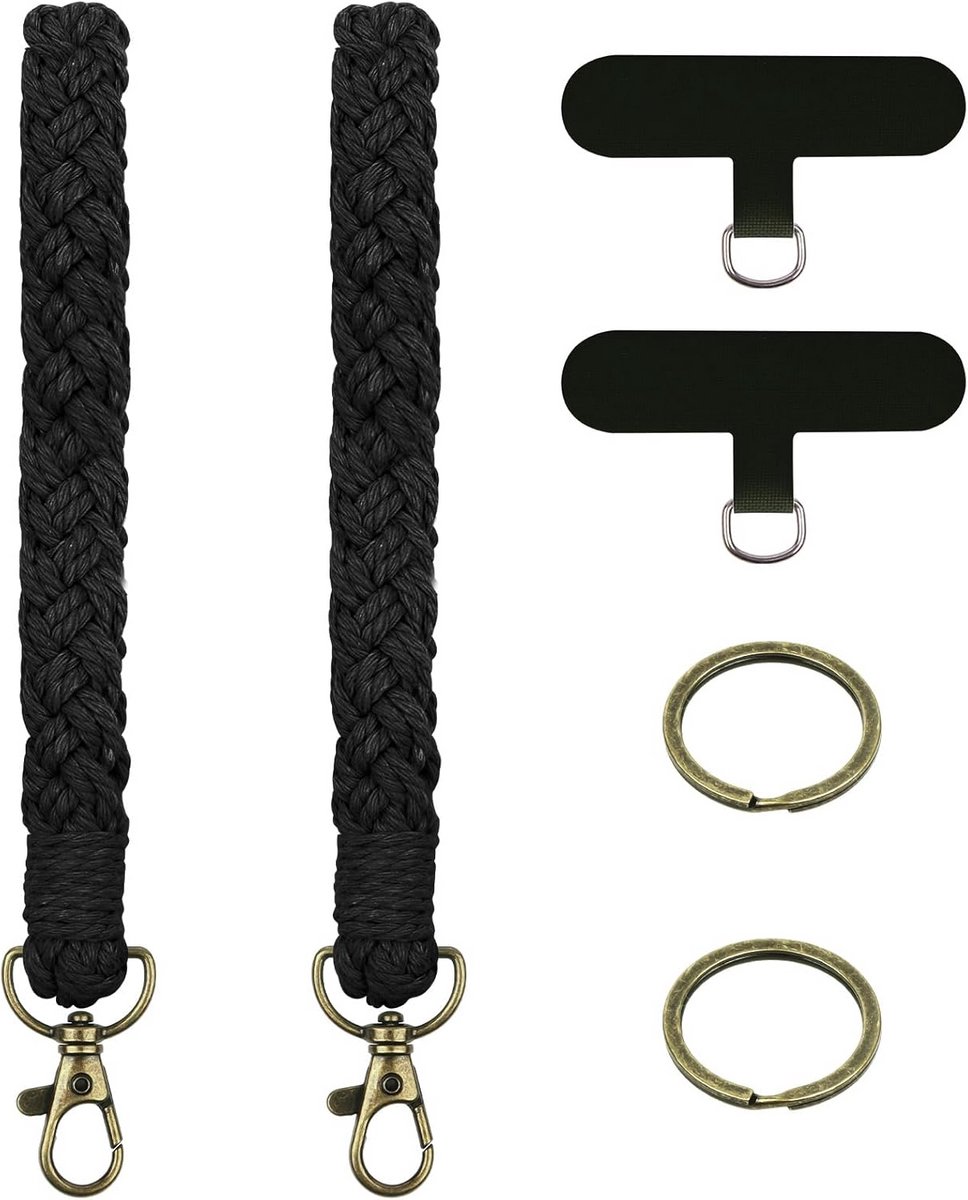 Polsband Lanyard - Telefoon Houder - Veilig Meenemen - Duurzame Patch - Lang Kort