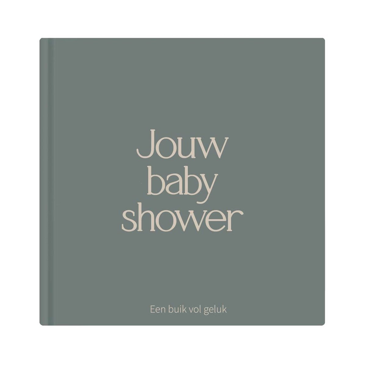 Writemoments Babyshower boek - Gastenboek babyshower - Groen