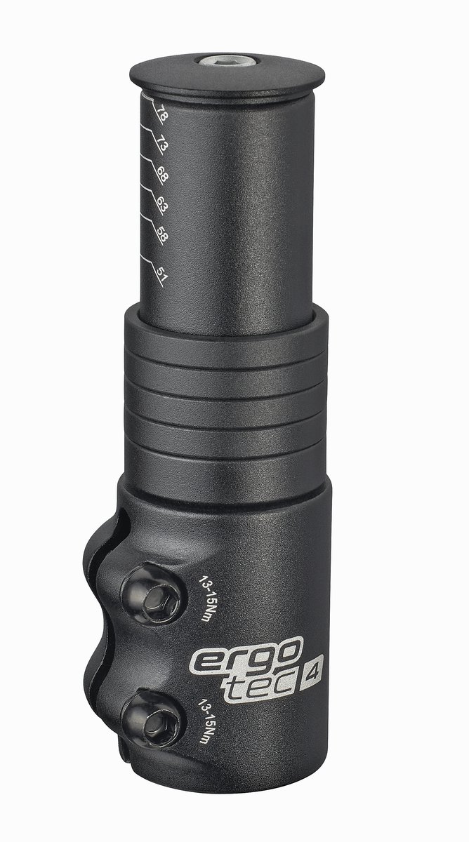 Ergotec Hoogte Adapter Ahead 2 28.6 / 120 / 28.6 Mm Mat Zwart van Ergotec — afbeelding 2