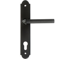 SEART GROUP ALBA Serien - Deurbeslagset - Zwart - Zonder Terugveer - 90mm Sluitschild