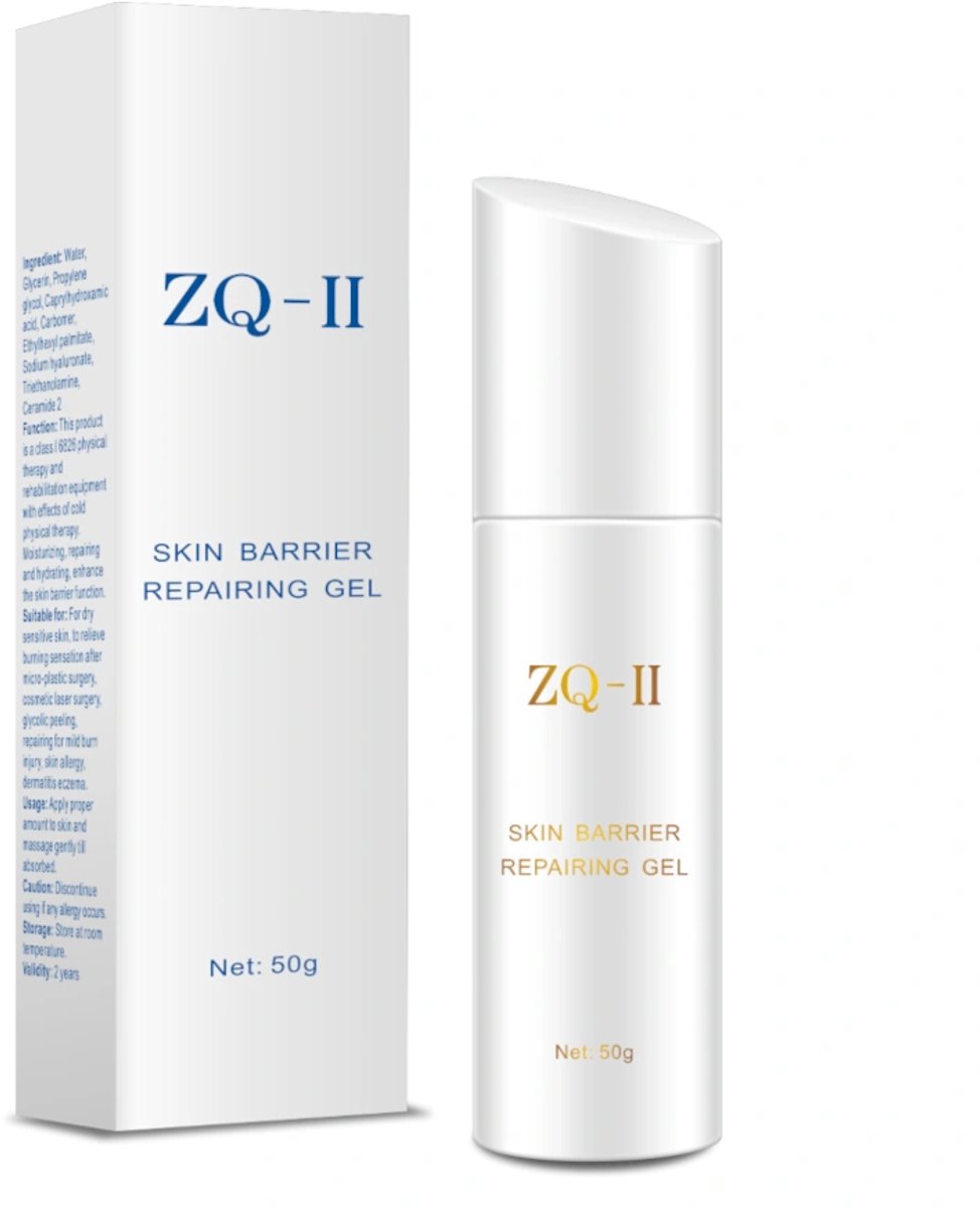 ZQ-II herstellende gel voor een versterkte huidbarrière 50 g