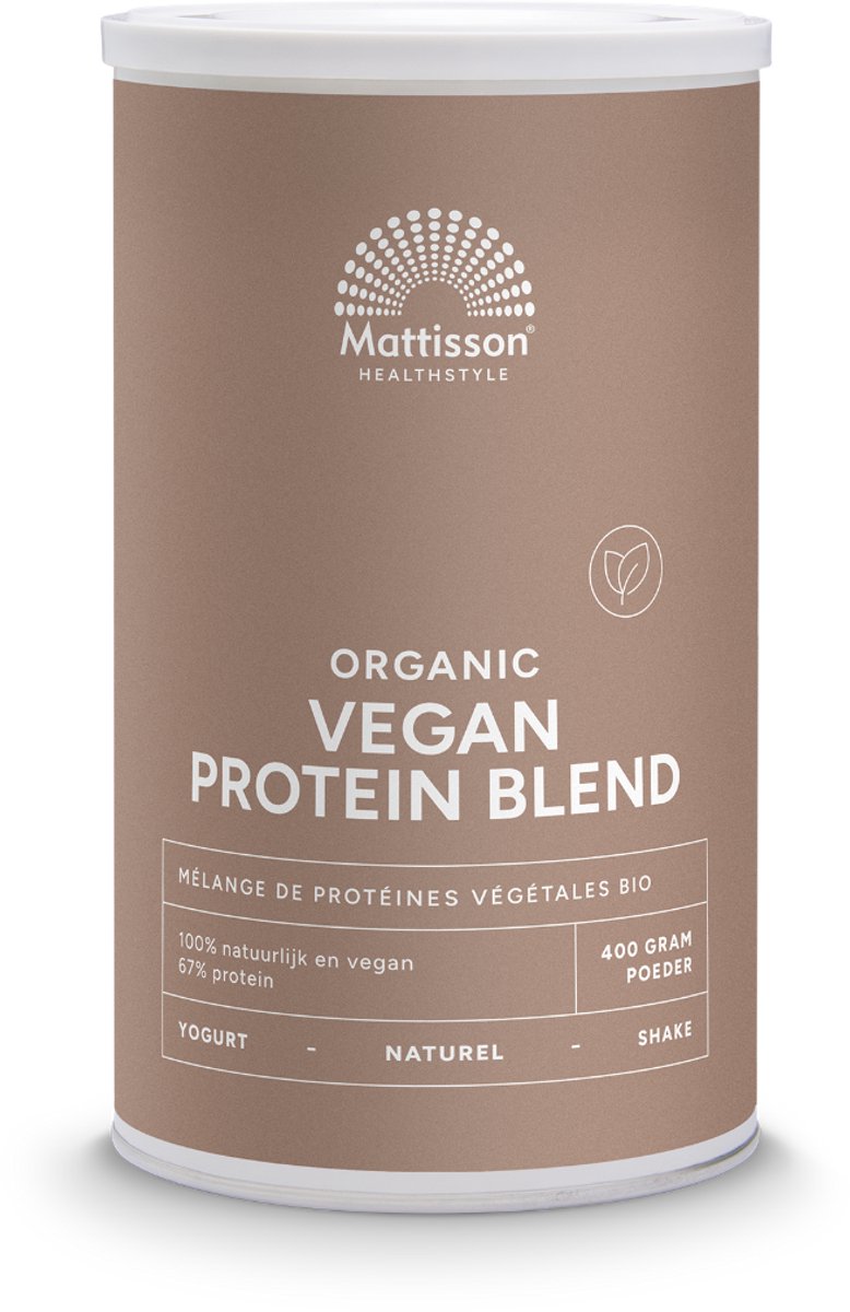 Mattisson - Biologische Vegan Proteïne Blend poeder 67% - 400 g
