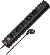 Stekkerdoos Brennenstuhl 5vdig 1 2 USB C | De
