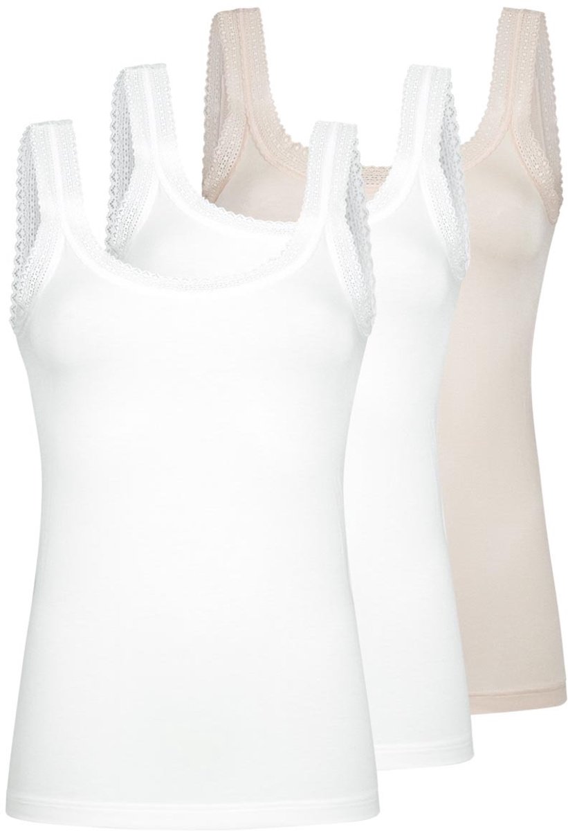 Mey Dames onderhemd 3 pack Modal Lace