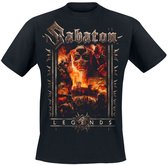 Sabaton Legends Unisex T-shirt - zwart - S