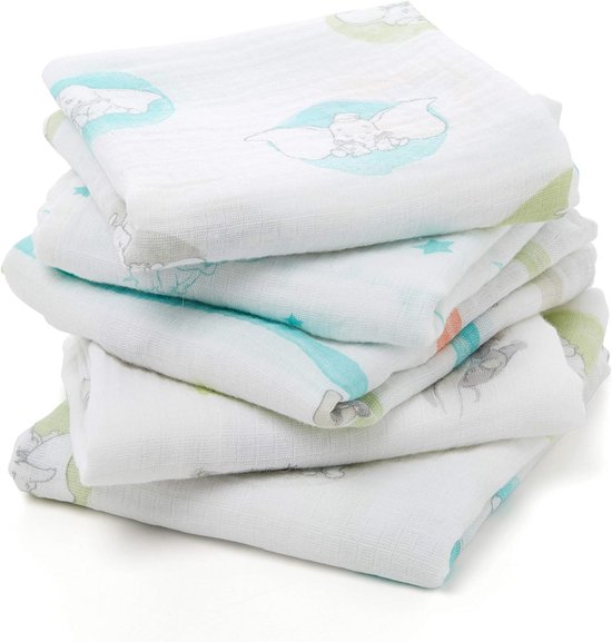 Baby doeken - Mousseline doeken - Baby verzorging - 100% katoen - 60x60 cm — afbeelding 5
