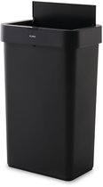 FlinQ Arvento Prullenbak - Vuilnisbak met Sensor en Softclose Deksel - Afvalbak voor Keuken en Kantoor - 50 Liter