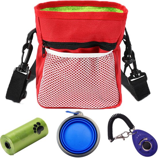 Aomig Hondensnoepjes Tas – Taillehangend – Riemclip – Handvrij – Voor Wandelen En Training