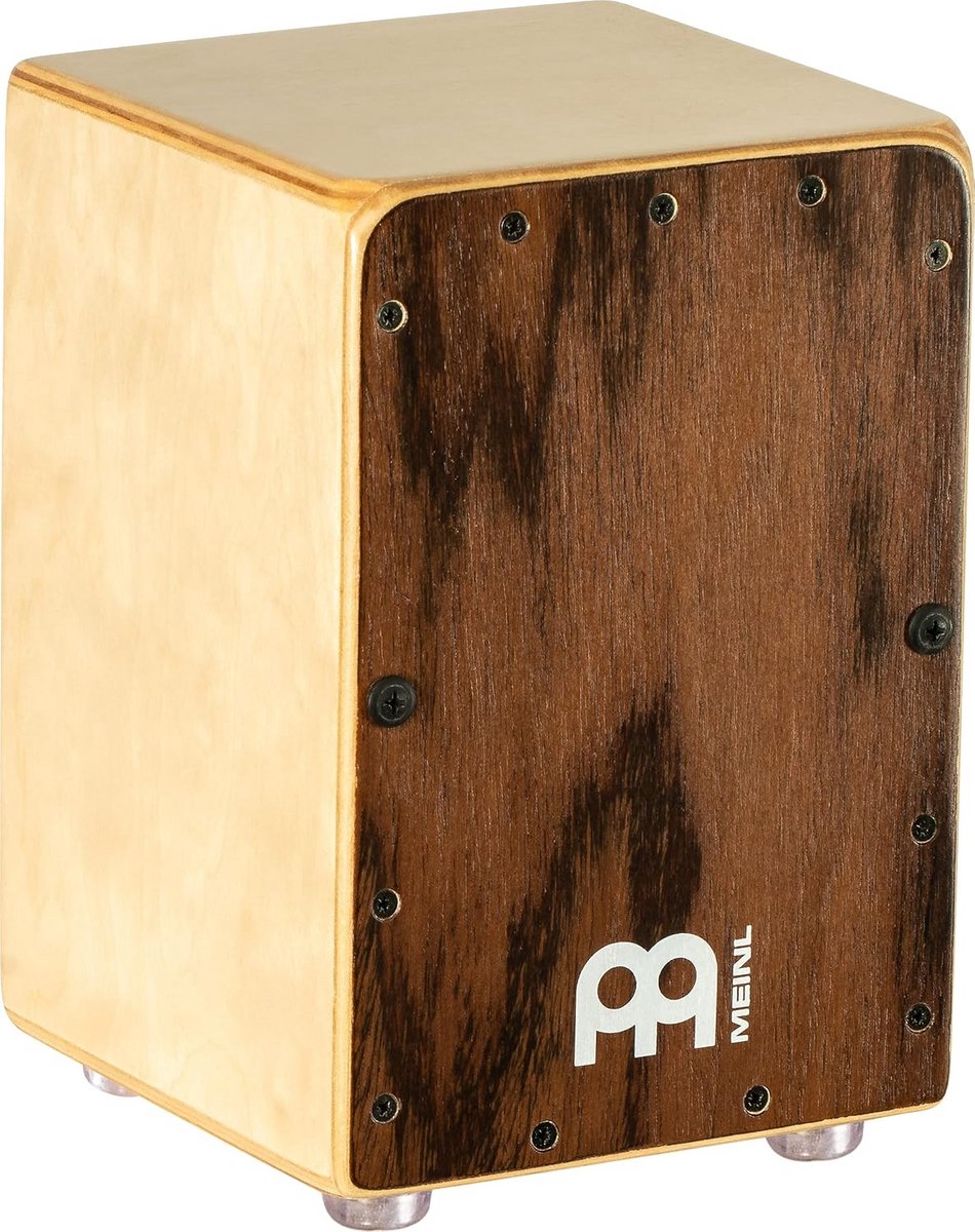 Mini Cajon Trommel - Box Drum - Muziek Maken - Interne Snaren - 14.6 x 14.6 cm