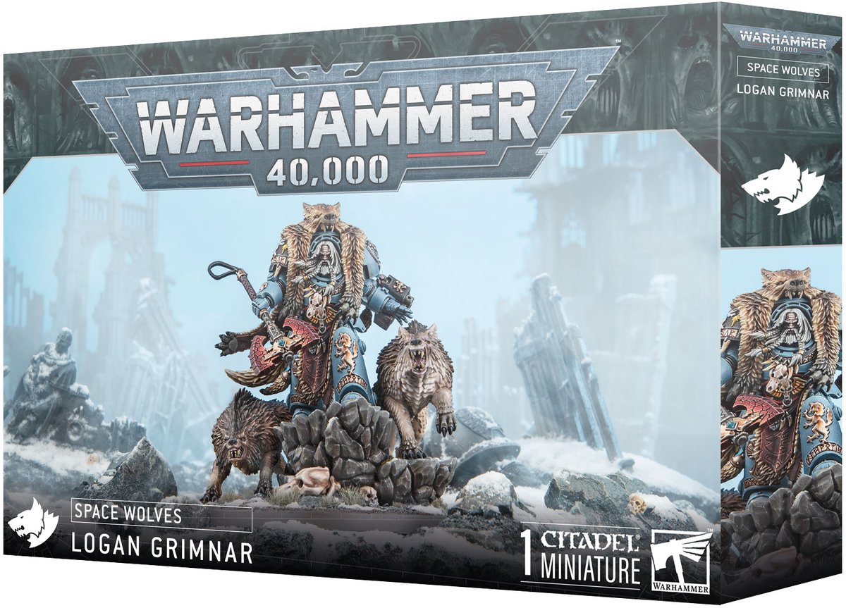 Warhammer 40.000 40K - Space Wolves - Logan Grimnar - 53-28