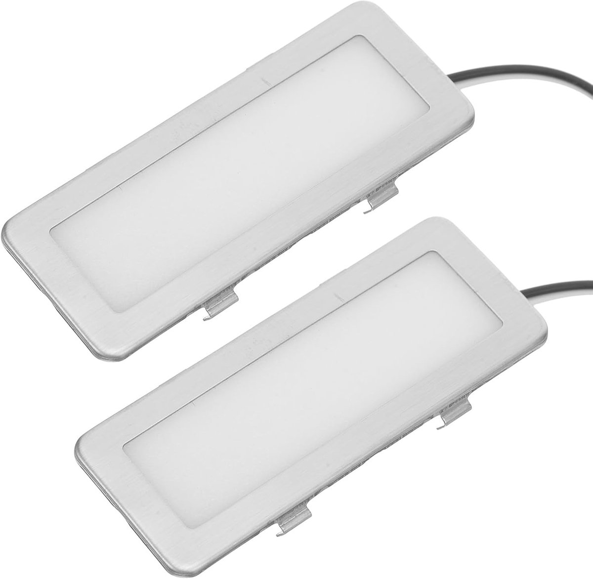 LED Lampjes Afzuigkap Keukenlamp Vervanging Koken Verlichting Oliebestendig Ontwerp 7x2.8 cm Zilver