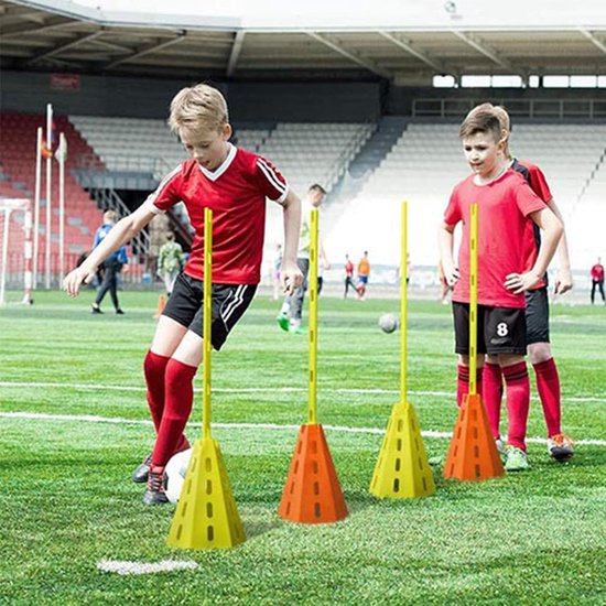 Voetbal Pylonen - Markeer Kegels - Sport Training - Met Gaten - Zie Beschrijving - Zeshoekig van Merkloos — afbeelding 3