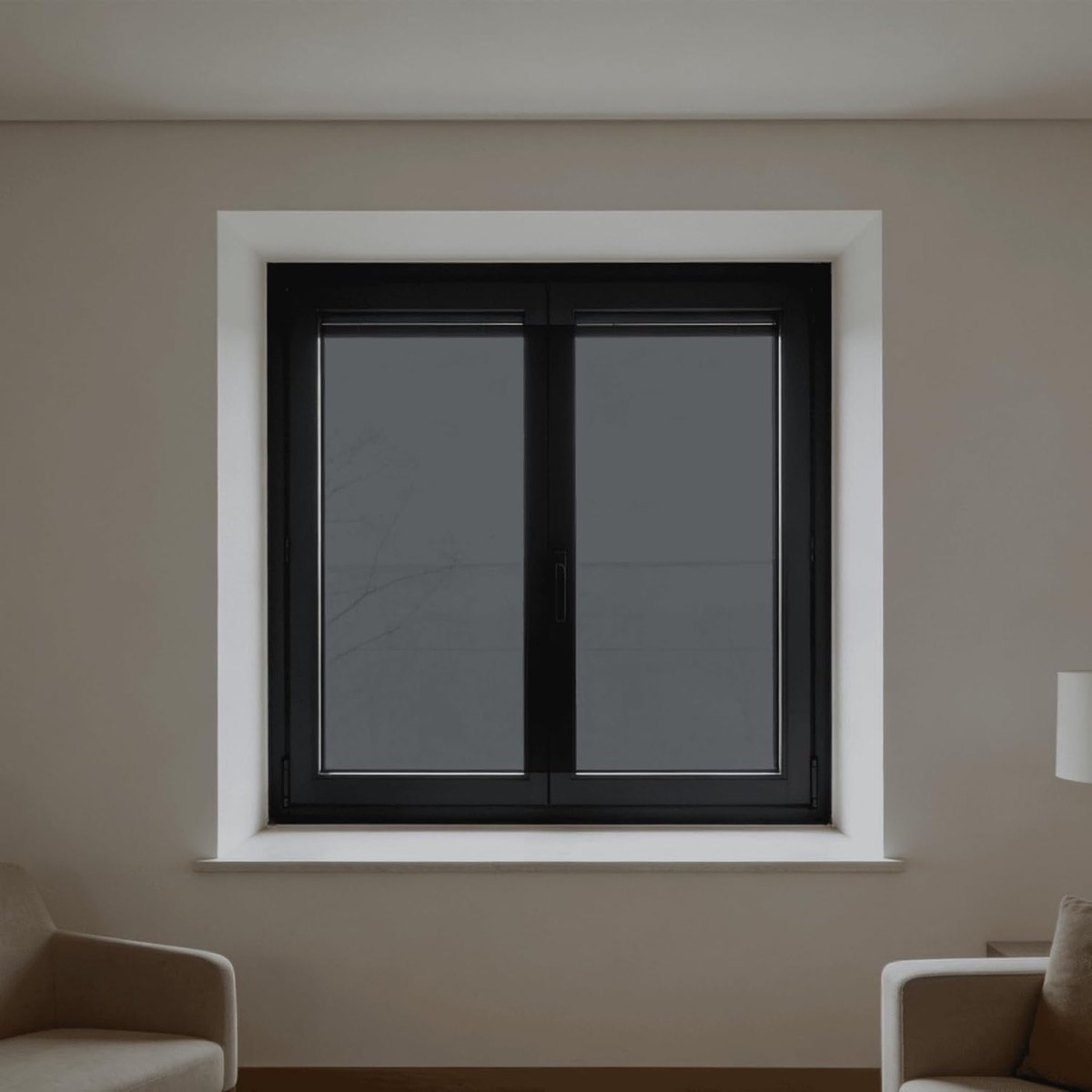 Raamfolie Spiegel - Zonwerende Folie - Privacy Creëren - Eenrichtingsspiegel Effect - 75x2