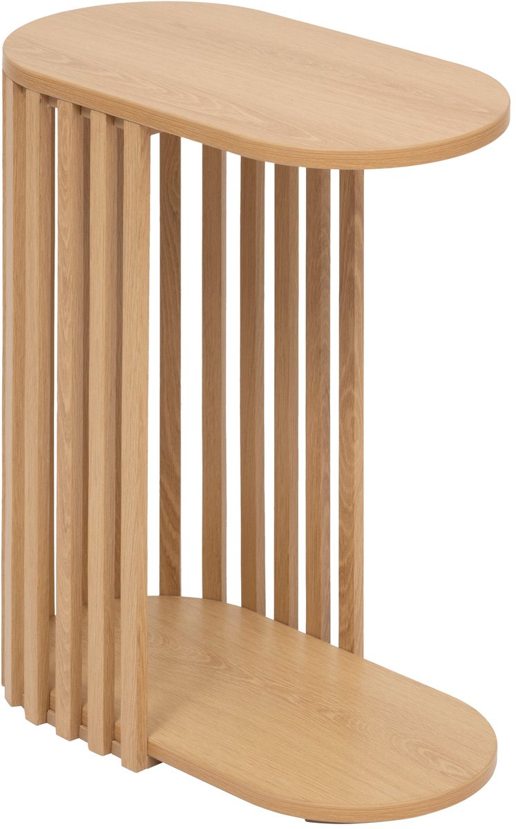 5Five Slat Bijzettafel - 50x26x56cm - Bruin