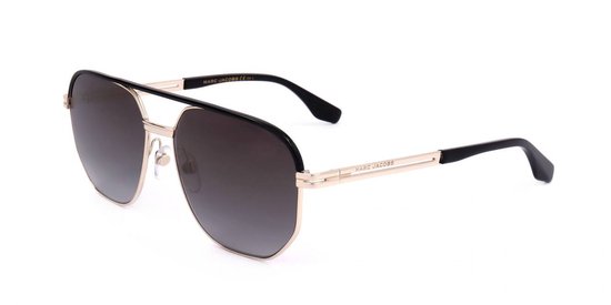 Marc Jacobs Zonnebril 469/s Heren Cat. 3 Vierkant Zwart/goud van Marc Jacobs — afbeelding 2
