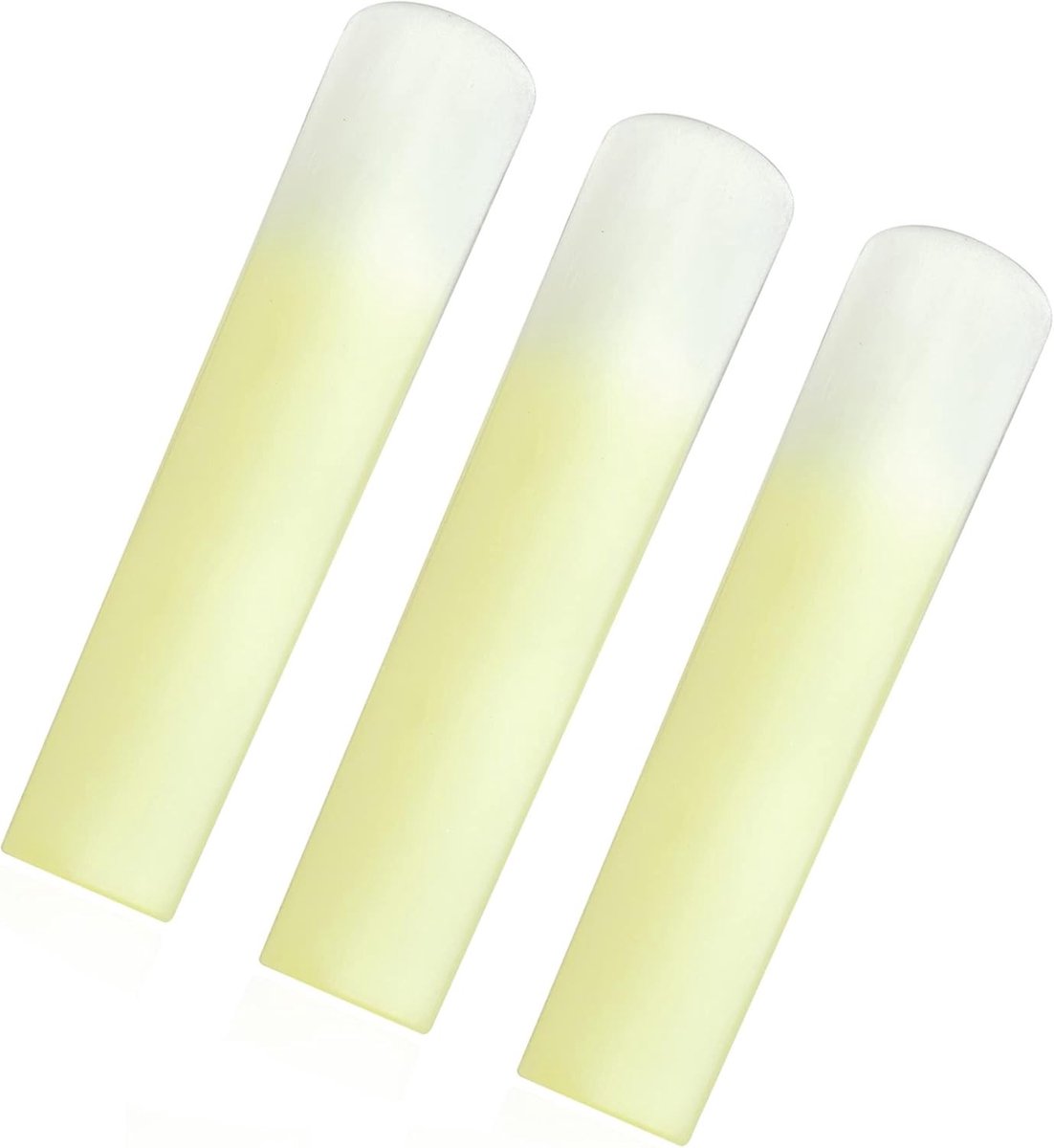 Saxofoon Riet - Hars Riet Set - Muziek Spelen - Synthetisch Materiaal - 71x15mm - Geel