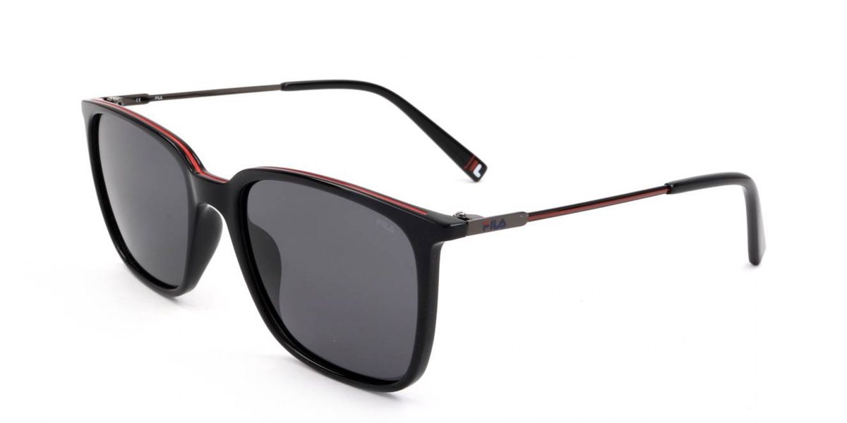 Fila SF9393 Nero lucido totale 56/19/145 MAN Zonnebrillen