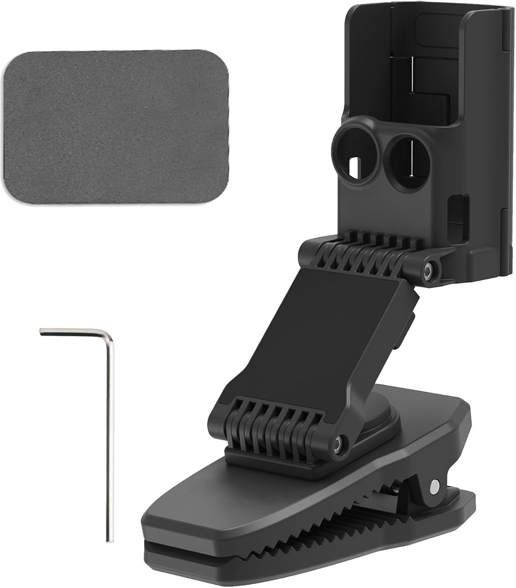 Draaibare Camera Clip - Rugzak Mount - Vloggen en Filmen - 360 Graden Rotatie