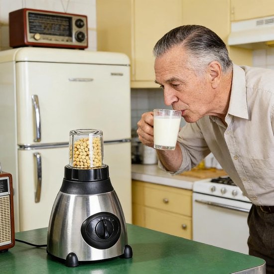 Keukenmixer - Keukenmachine Blender - Maaltijd Voorbereiding - Glazen Beker - 15 Liter - Zwart van Merkloos — afbeelding 2