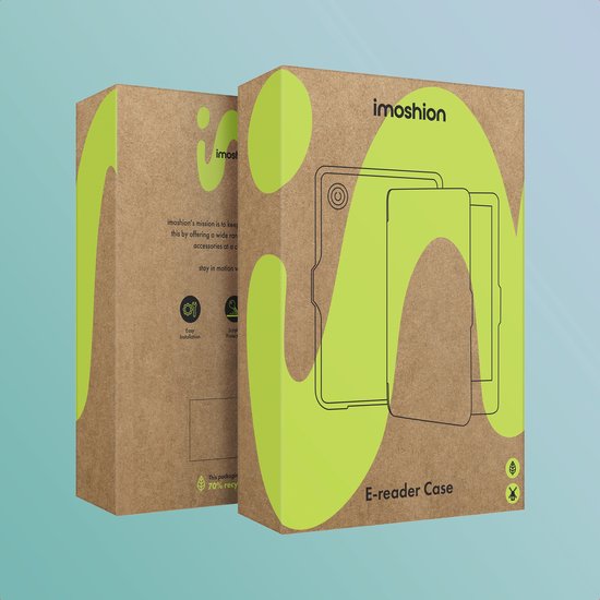 Ereader Hoes - Geschikt voor Kobo Libra Colour - Groen van Merkloos — afbeelding 5