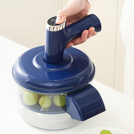 Elektrische Druiven Schilmachine - Automatische Peller - Fruit Schillen - Snelle Verwijdering - 20.8L x 20.8W x 25H cm - Blauw — afbeelding 5