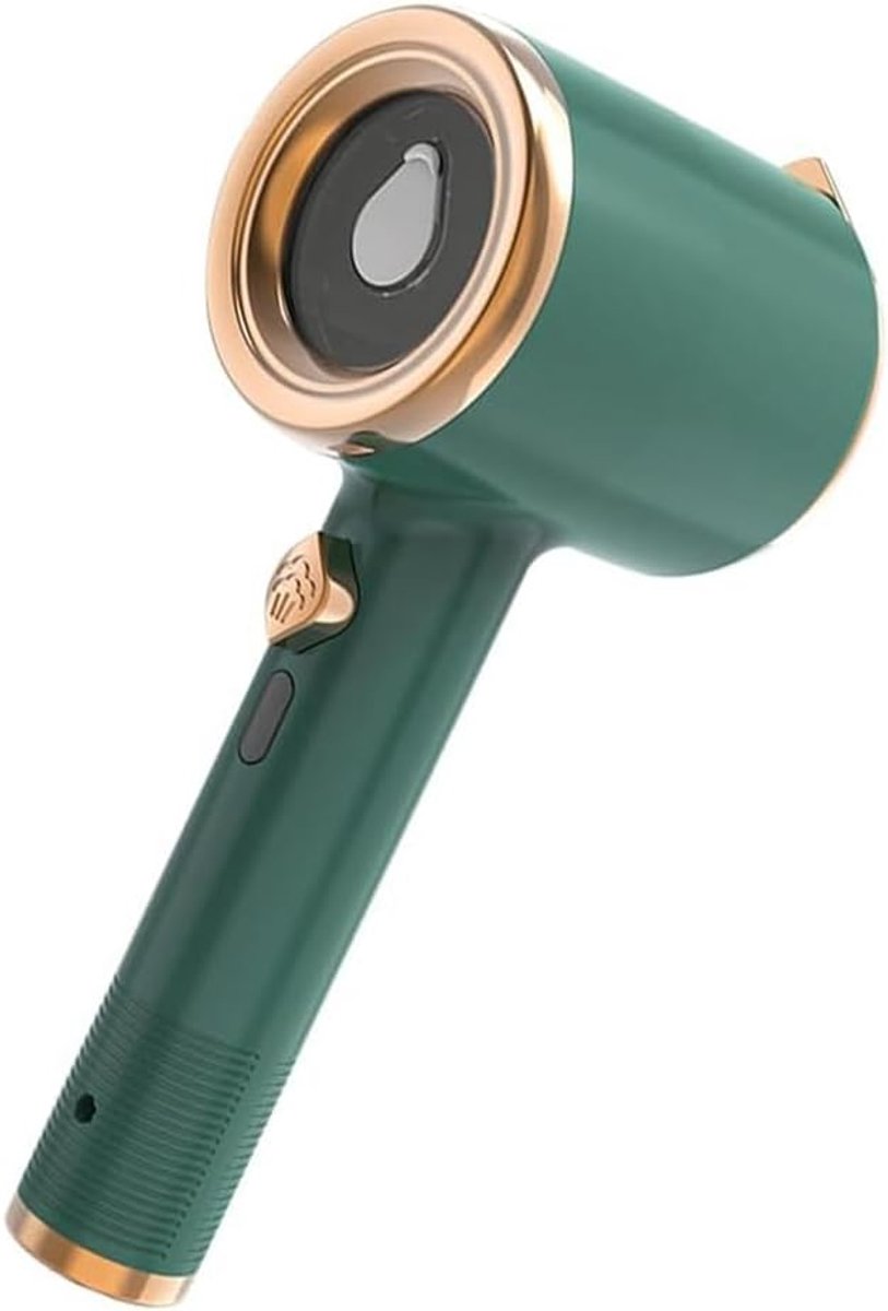 Mini Stoomstrijkijzer - Handstrijkmachine Draagbaar - Snel Kreukels Verwijderen - Compact Reisformaat - 50 ml Tank - Groen